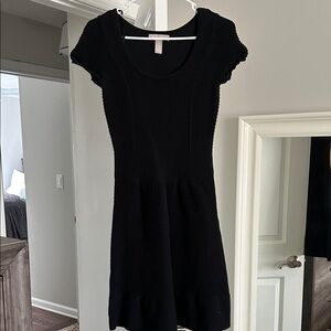 Elegant Black Knit Dress